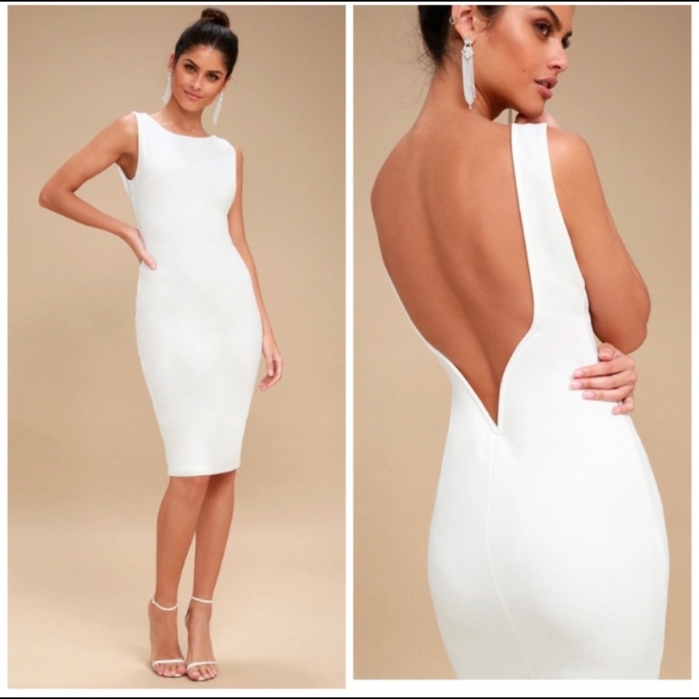 Backless Bridal Dress